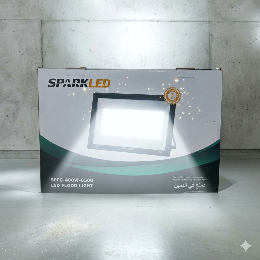 SPARKLED FLOOD LIGHT 400W 6500K